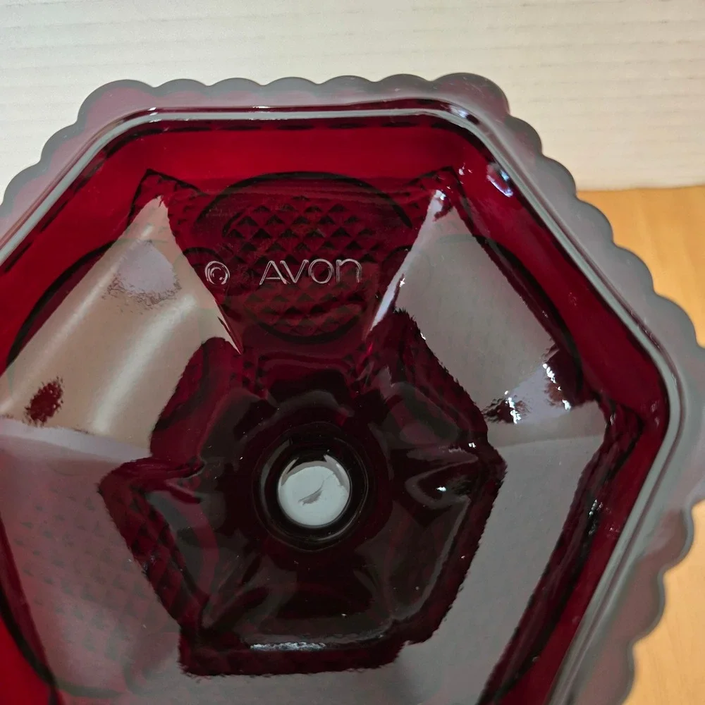 Vintage Avon 1876 Cape Cod Collection Hurricane Candle Lamp Base
